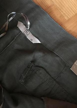 Новые льняные свободные брюки от tu! p.-12 long!5 фото