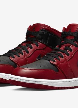 Кросівки nike air jordan 1 mid (44) оригінал 554724-6604 фото