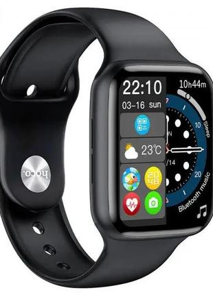 Смарт-часы hoco y1 pro 44mm tft дисплей android / ios черного цвета6 фото