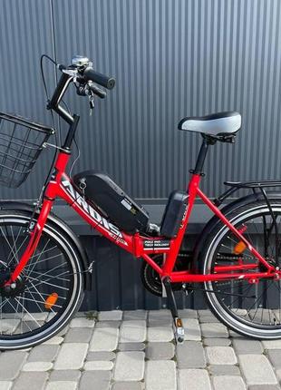 Електровелосипед складаний cubic-bike fold 24" 450 w 10,4 ah 48v panasonic2 фото