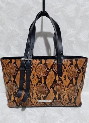 Фірмова шкіряна сумка amanda wakeley, оригінал