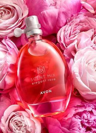 Распродажа! женская туалетна вода avon elegant rose 30 мл