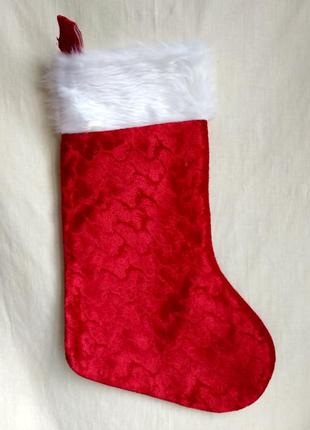 Декор різдвяна прикраса чобіток,сувенір1 фото