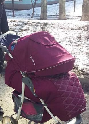 Коляска прогулочная qattro  б/у