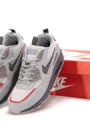 Мужские кроссовки nike air max 90 surplus cordura grey 41-42-43-44-45