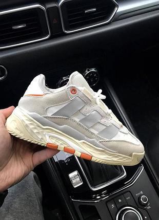 👟кроссовки женские adidas niteball gray &amp; beige👟