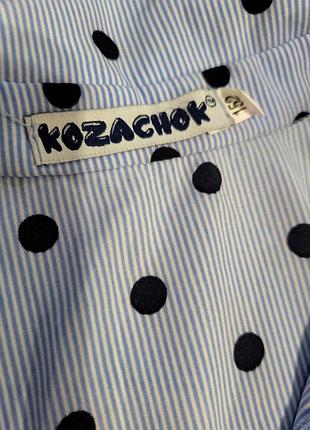 Стильная блуза в горох 3