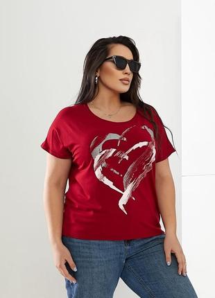 Футболка батал av-2317