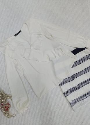 Блузка винтажная шифоновая zara basic2 фото