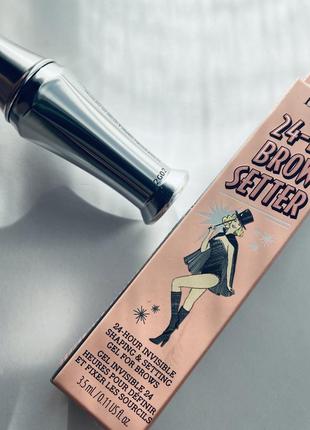 Benefit cosmetics 24-hr brow setter clear eyebrow gel прозрачный гель для бровей2 фото