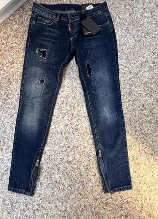 Нові фірмові джинси - скінні dsquared3 фото