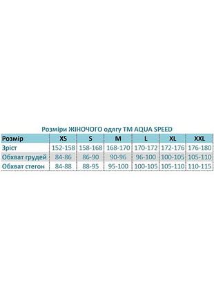 Раздельный спортивный купальник для бассейна aqua speed fiona, топ и шортики, розовый с синим 427 фото