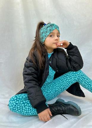 Костюм гольф+лосини. 80-116 см