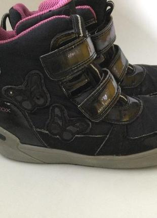 Демісезонні черевики geox 30-31 р для дівчинки