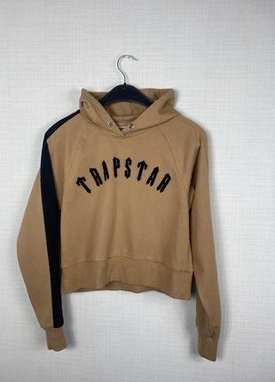 Trapstar худи кофта лого с лампасами кроп дрел drill базовое polar sb (stussy dickies carhartt)