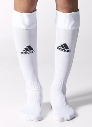 Гетры футбольные adidas milano sock белые размер  46-48