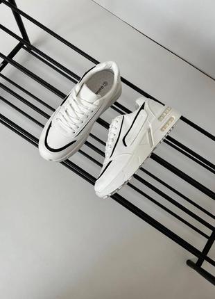 Кроссовки жіночі кросівки білі gollm air dual5 фото