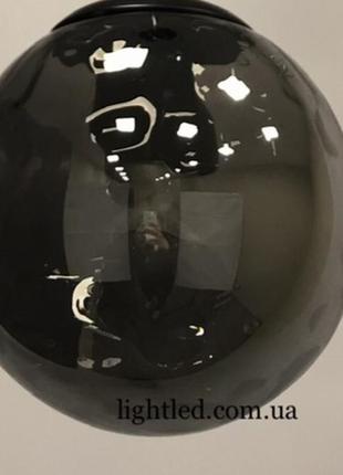 Бронзова люстра зі скляними плафонами 916-04-3 bk4 фото