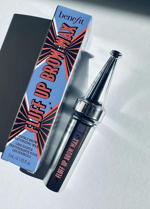 Benefit cosmetics fluff up brow flexible brow-texturizing wax жидкий воск для бровей