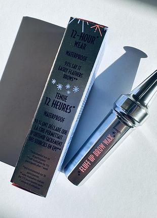 Benefit cosmetics fluff up brow flexible brow-texturizing wax жидкий воск для бровей