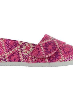 Детские текстильные мокасины балетки слипоны miss fiori на липучках для девочки