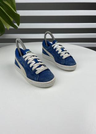 Оригінальні дитячі замшеві кеди puma suede