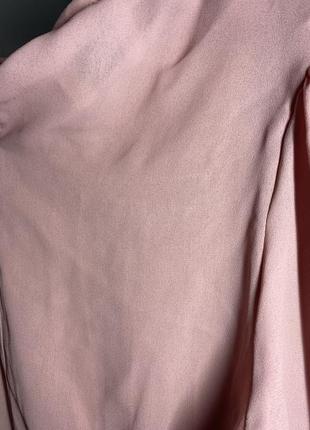 Винтажное женское розовое платье полупрозрачное hanells london английское старинное8 фото