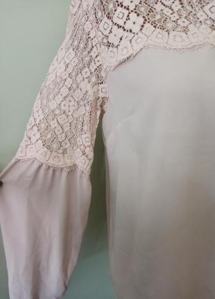 Шикарная блуза с гипюром2 фото