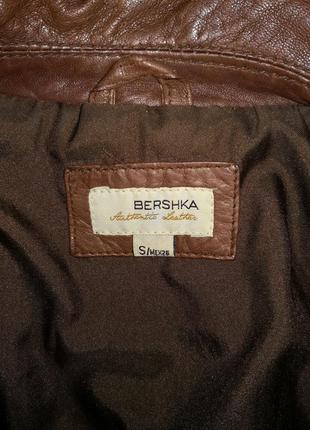 Курточка косуха натуральная кожа  bershka пакистан8 фото