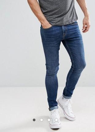 Оригінальні чоловічі джинси скінні,штани