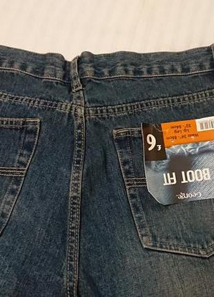 Фирменные английские демисезонные летние джинсы george,новые с бирками, размер 34/33.3 фото