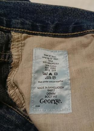 Фирменные английские демисезонные летние джинсы george,новые с бирками, размер 34/33.9 фото