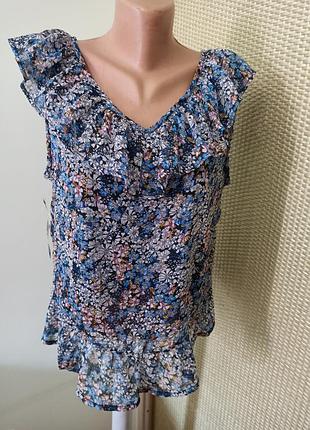 Блузка в цветочный принт