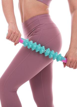 Массажер-палка роликовый 9 массажеров