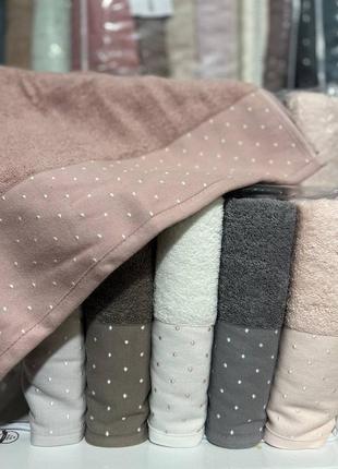 Набор турецких махровых полотенец