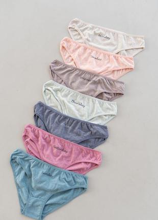 Набор женских трусиков 7шт s, m, l, xl, 2xl