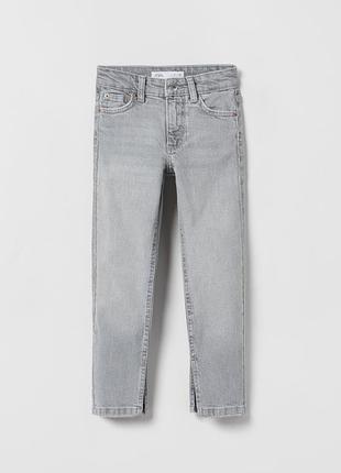 Джинси slim fit з стразами, завужені джинси, зауженные джинсы со стразами, zara
