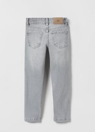 Джинси slim fit з стразами, завужені джинси, зауженные джинсы со стразами, zara2 фото