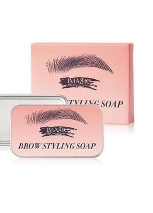 Мыло для бровей imagic brow styling soap,4 фото