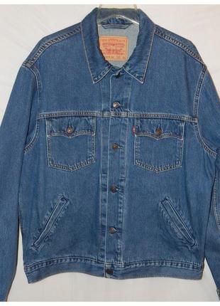 Вінтажна джинсова куртка levis type 3 70570 06 trucker denim jacket levi's