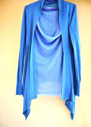 Кардиган блакитний кофта