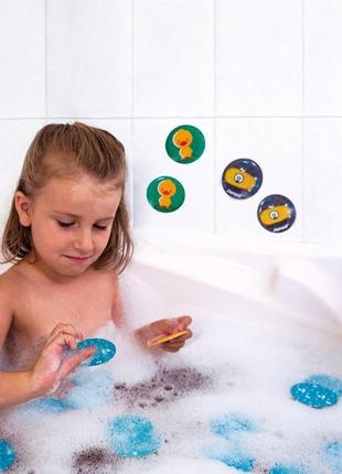 Игрушка для купания в ванной, фишки игра-мемо, janod - игрушки для ванной