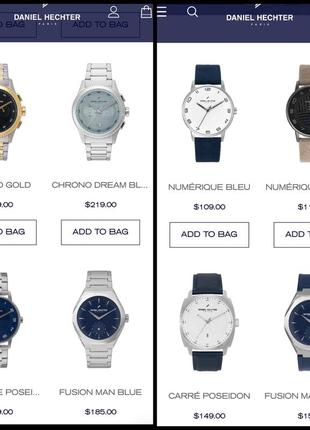 Часы daniel hechter watch for atlas for men