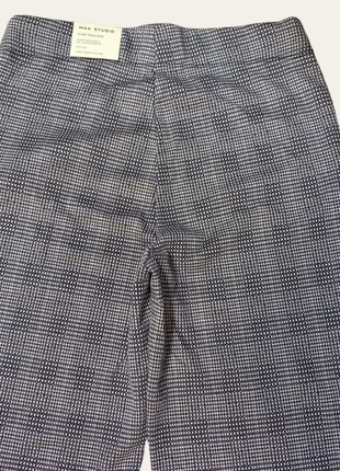 Женские узкие брюки двойного вязания без застежки5 фото