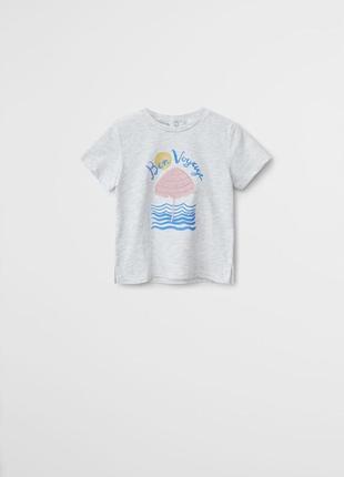 Футболка з тисненням mango 3356, 3357