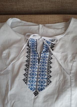 Блузка-вышиванка (машинная вышивка)4 фото