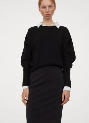 Базовая трикотажная юбка-карандаш h&m