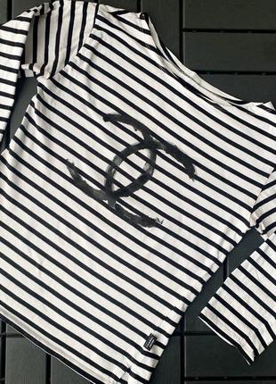 Chanel uniform лонгслив, футболка, кофта