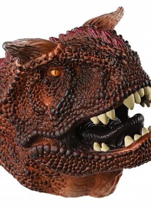 Игрушка на руку динозавр, игрушка голова динозавра, игрушка динозавр, игрушки на руку карнотавр