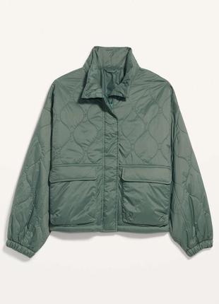 Old nevy демисезонная куртка, большой, батальный размер, короткая, стеганная, оверсайз5 фото